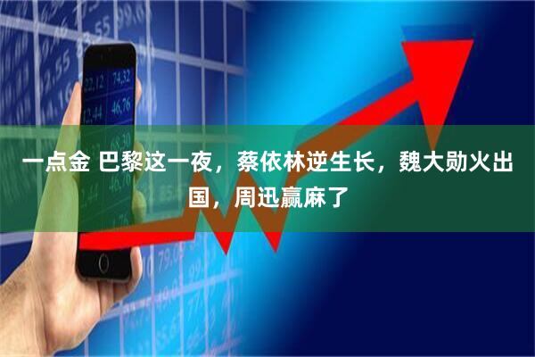 一点金 巴黎这一夜，蔡依林逆生长，魏大勋火出国，周迅赢麻了